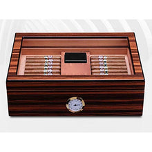 Vassoio di Cenere di Sigaro Leggero Cigar Humidor Valigia - con Pannello Frontale Digitale igrometro Versatile Strong Seal Resistente all'Usura