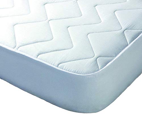 Todocama - Protezione Trapuntata, Colore: Bianco, per Letto da 120 x 190/200 cm