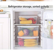 di Plastica Contenitore per Alimenti,Usato per Congelatore Cucina Sicurezza Senza BPA Multifunzione Rettangolo con Coperchio E Maniglia Scatola di Immagazzinaggio-A