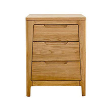 Feixunfan Comodino Bianchi Armadietti in Legno di Quercia Europea Comodino Comodino in Legno Moderno Camera da Letto Comodino (Color : Wood Color)