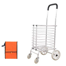 Carrello Carrello Piccolo Carrello Pieghevole Carrello a Mano Pieghevole (Colore : B)