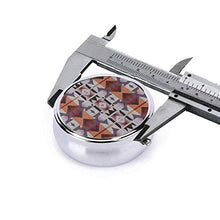 Scatola rotonda per medicina portatile, mini portapillole in metallo, dispenser per pillole tascabili, borsa da viaggio, viola, rosa, arancione, rosso, etnico tribale