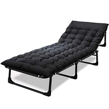 XJAXY Letto Pieghevole Ufficio Singolo Sonnellino Letto Letto Tempo Libero All'aperto Letto Regolabile Pieghevole Sedie A Sdraio con Mobile Materasso, per Dell'interno Ufficio Balcone Esterno