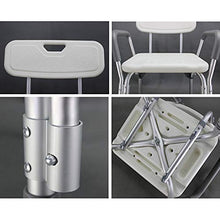 Sedia da bagno per gli anziani Sedia da doccia Bagno Sgabello da bagno antiscivolo Sedia da bagno per le donne incinte Sgabello da doccia-Blu