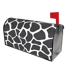 Modello vettoriale senza soluzione di continuità con pelle di giraffa progettato appositamente per cassetta delle poste, copertura per giardino e cortile, dimensioni standard 53 x 45 cm