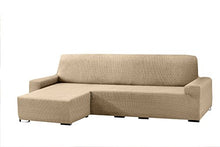 Eysa Aquiles Penisola Elastico Braccio Corto Sinistra Vista Frontale, Poliestere-Cotone, Beige, 43x37x14 cm