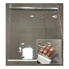 GDMING Chiaro Esterno Tenda, Impermeabile Finestra Tende A Rullo, 0.5mm di Spessore PVC A Prova di Vento Schermata delle Partizioni per Giardino Balcone Terrazza Ufficio, Personalizzabile