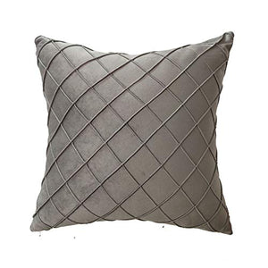 UG1 Cuscini all'aperto per mobili da Giardino, Lo Stile Tessuto Tridimensionale, Federa Esterna Decorativo per Divano Letto Auto con Cuscino, 18 * 18inch / 45 * 45cm,Grigio