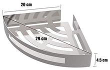 Mensola doccia 2 per confezione Scaffali angolari del bagno senza perforazione - Scaffale d'angolo della doccia Acciaio inossidabile 304 Rusheooproof con 2 ganci, cestino dello spostamento - triangolo