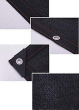 JMYSD Rete ombreggiante UV Protezione Solare in Tessuto Protezione Giardino frangivista Giardino Recinzione da Balcone Protezione Antivento Ombra Net Serra Tessuto 8 Pin Nero