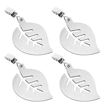 NUOBESTY 4Pcs Tavolo Pesi Ganci in Acciaio Inox Pesi Clip di Copertura di Tabella Tovaglia da Tavolo Clip Pinze per La Cucina Giardino Partito Picnic da Tavolo Copre