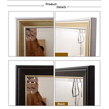 AJH Specchi da Bagno Specchio da Parete Specchio da Trucco Specchi da Bagno Specchi da Bagno Specchi da Parete rettangolari con Cornice Grande Specchio da toeletta smussa