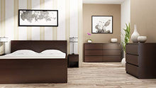 NOXEN Cassettiera M2 Wenge, mobili per camera da letto, armadio, 2 cassetti, comodino, per casa, soggiorno, corridoio