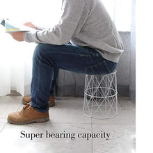 Tavolino Salotto End Bagagli Carrello Rustproof Impermeabile Forte Appoggio Stabile Metallo Divano Laterale per Sala Camera da Letto Comodino, Oro,d,S