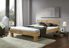 Futon Jenny - Letto in legno di quercia naturale, 90 x 200 cm