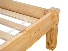 Erst-Holz Solido Matrimoniale futon in Pino per materasso140x200 con doghe rigide 60.35-14