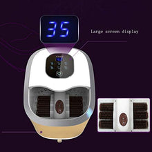 ZSQDSZ Vasca da Bagno in Acciaio Inossidabile Massaggio Automatico pediluvio Riscaldamento schiumogeno Bacino Elettrico Pedicure Bacino casa