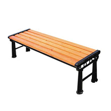 ZXF- Panchina del Parco, Panchina da Giardino in Legno Anticorrosivo, Sedia Lunga per Il Tempo Libero All'aperto della Scuola, per Il Portico Anteriore, Patio, Ponte, Balcone O Cortile