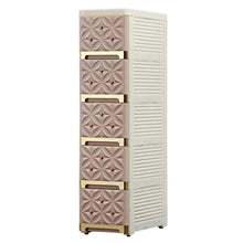 BUDBYU Armadio a Lato Stretto, Armadio con Cucitura in plastica Tipo cassetto Armadio da Bagno Armadio da Cucina Stretto ripiano per Risparmiare Spazio