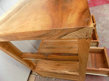 Marblechic - Mobile Bagno in Teak massello Piano in suar cm 100x50x78h Industrial arredo