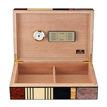 FxsD Cigar Box, Legno di Cedro Cigar gabinetto di casa Cigar Humidor Cigar Box con igrometro e umidificatore ## (Color : A)