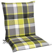 Beautissu Cuscino per sedie da Giardino Sunny GR Verde 100x50x6cm - Extra Comfort - Colori Resistente ai Raggi UV