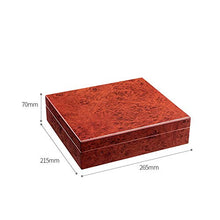 ChangDe-- Scatola di sigari - Sigaro Humidor Contenitore di sigari di convenienza di Viaggio Idratante Legno di Sigaro di Cedro Sigaro Humidor Vernice di Legno massello (Color : A)
