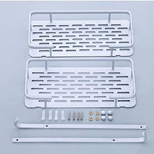 AINIYF Bagno Bagno Doccia Mensola Organizzatore a Parete in Vetro temperato Solid Installazione di Rame Punch, 6 Formati (Dimensioni: 61x12cm)