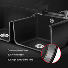 Lavandino Nero Ristrutturazione Lavandino Lavandino Lavandino Ristorante Lavandino Doppio Lavabo Lavandino Lavapiatti Lavandino Attrezzature per bagni Vasca Doppia (Color : Black, Size : 72cm)