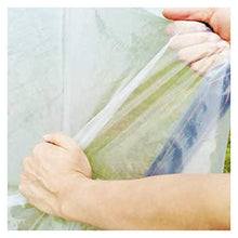 JX-PEP Impermeabile Tela Cerata, Foglio Trasparente incatramata con Occhielli, Resistenti ai Raggi UV, Resistente allo Strappo incatramata per mobili da Giardino, Trasparente,2 * 8m