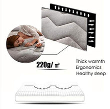 YOLL Materasso Tatami Giapponese Ispessimento Materasso Futon Pieghevole in Peluche, Materassi Letto futon Soggiorno Tappetino Universale Quattro Stagioni Pelo Letto Pigro stuoie per Cam