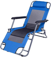 Lettini prendisole Poltrone reclinabili, reclinabili Reclinabili Lettino prendisole con rete traspirante Tessuto sintetico Sedia regolabile Mobili da giardino per esterni Letto pieghevole per spiaggia