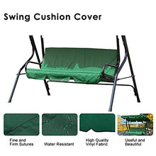 ASOSMOS - Coprisedile impermeabile per dondolo da giardino, per dondolo e panchina, protezione per sedia da giardino, 150 x 150 x 100 cm