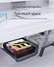 Organizer per cassetti da scrivania, Vassoio per cassetto da Tavolo Pop-up Nascosto Autoadesivo, Organizer per cassetti sotto Il Tavolo per scrivania Scuola Ufficio