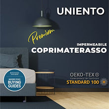 Uniento Coprimaterasso, Pelle, Bianca, 90 cm x 200 cm
