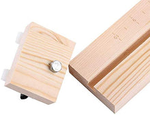 Namvo Wood Paracord Jig Braccialetto Braccialetto Maker Strumento Fai da Te per intrecciare Il Cavo del Paracadute Intreccio con matasse Fibbie libere 35 cm