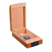 CLJ-LJ Invecchiamento Legno di Cedro Portatile Creativo di personalità Retro-Arco Laterale Humidor