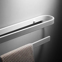 SHU XIN Nordic Black Space personalità in Alluminio Semplice Bianco Creativo portasciugamani portasciugamani da Bagno Hardware da Parete Rack