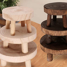 MSYG - Panca per piante in legno massiccio, con sgabello alto, per balconi, piante grasse e orchidee, per casa, ufficio, giardino