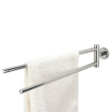 Tiger Boston Portasciugamani a 2 Bracci, Acciaio Inox Lucidato, 5 x 9,5 x 51 cm