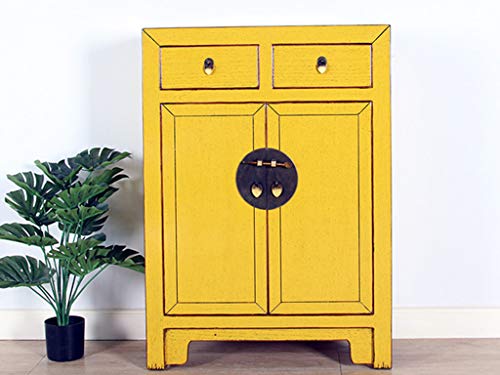 Yajutang cassettiera cinese Orientale/asiatico stile giallo