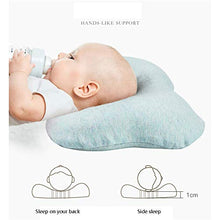 HIMFL Cuscino per Bambini Cuscino a Doppia Faccia Color Cotone Baby Cuscino Memory Foam Baby Cuscino a Forma di Cuscino e Federa,Rosso
