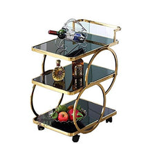YIN YIN Carrello per ripiani Carrello for ripiani, cremagliera in acciaio inossidabile club di fascia alta for ristoranti di hotel conveniente mobile di moda semplice, 2 colori ， 65X45X80CM Carrello a