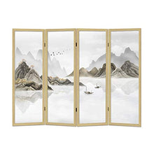 Room Screen Even Paraventi Pieghevoli in Legno massello Cinese, 4 Pannelli, Scelta dei Colori, divisori, divisori, divisori per schermi per la Privacy