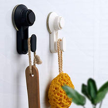 Jixista Ganci a Ventosa Gancio di Aspirazione Asciugamano Ventosa Ganci Senza Chiodo per Porte Parete Bagno Plastica Ganci Portasciugamani per Porta a Parete Finestr Ventosa Forte per Asciugamani 4PCS