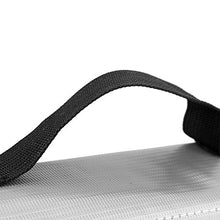 DERCLIVE Borsa di Sicurezza Portatile per Batteria Lipo a Prova di Esplosione Borse di Ricarica Resistenti alle Alte Temperature Grigio