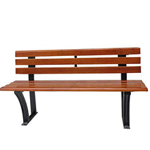 household products Panca Parco Giardino per Il Tempo Libero, Banco di Superficie Terrazza Posteriore Sedia di Legno Anticorrosivo, Seduta All'aperto Resto Ghisa, Utilizzata per Prato, Piazza, Cortile