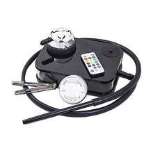 UTDKLPBXAQ Set di Narghilè Shisha Portatile con Narghilè a Libro in Acrilico con Luce a LED Include Accessori per Narghilè per Fumatori