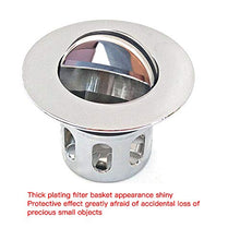 TIAS 42 Maniglia a Ribalta Piletta per Lavabo Piletta per Lavabo Piletta Ricambio Ottone Metallo Decorazione per Bagno Piletta per Lavabo
