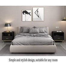 Comodini Camera Locker, Camera da Letto, Soggiorno Locker, Living Room Divano Fianco del Mobile (Color : Black)